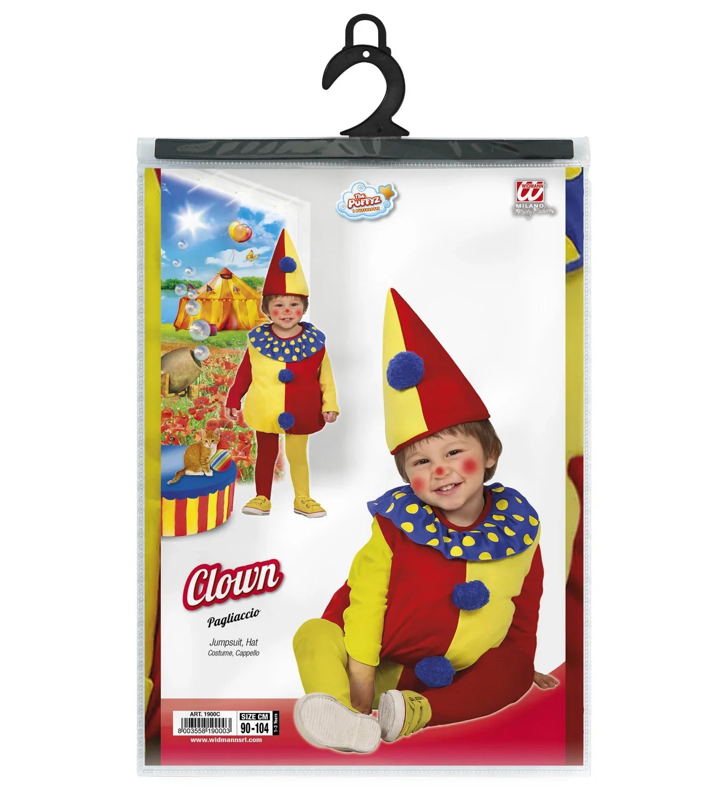 Disfraz de Payasito INFANTILES Widmann